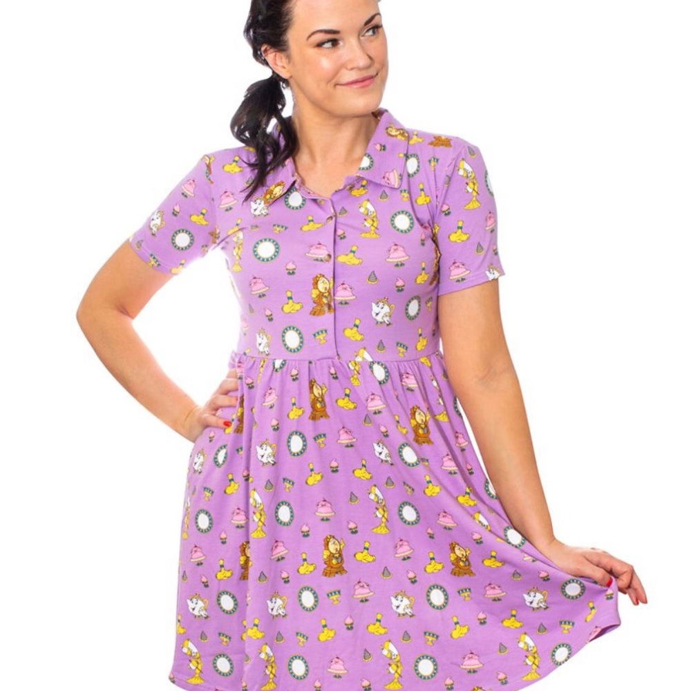 NWT Cakeworthy Beauty and the Beast Dress Disney Disneyland